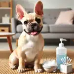 how to clean french bulldog ears